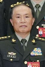 　中国の何衛東・中央軍事委員会副主席（新華社＝共同）