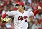 　オリックス戦に先発した広島・床田＝マツダ