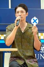 　イベントに登場した玉木宏＝７日、東京都港区