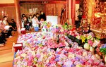 一面に敷き詰められたアジサイ