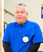 退任式で３年間の感謝や今後の展望を語る伊藤さん