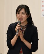 伝建群での火災・地震対策について解説する村上調査官