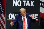 　トランプ大統領＝２０２４年１０月、アトランタ（ＡＰ＝共同）