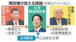 　頼政権が抱える課題（写真はゲッティなど）