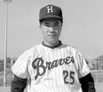　プロ２年目の山田久志さん。このシーズンから１７年連続で２桁勝利を挙げた＝１９７０年２月撮影