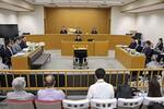 　大阪地裁の法廷＝１１日午前（代表撮影）