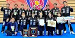 Ｓ／ＪリーグⅡで初優勝を飾り、来季は１部で戦うチアフル鳥取＝１１月、滋賀ダイハツアリーナ