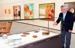 貴重な作品など並ぶ会場