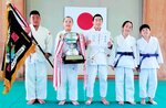 初優勝を飾った鳥取市武道館＝倉吉市営武道館