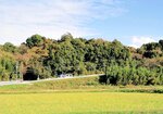 岸本要害の遠景（伯耆町岸本）