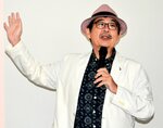 境港市出身の俳優司葉子さんの魅力を熱弁する佐藤さん