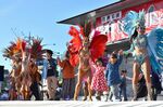 鳥取中部地震から丸２年。復興に取り組む市民を元気にした倉吉ばえん祭＝２０１８年10月21日、倉吉市