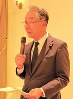 中部圏域の活性化に向けてあいさつする福井氏