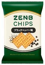 　ゼンブジャパンの「ＺＥＮＢ（ゼンブ）チップス　ブラックペッパー味」