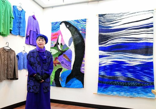 来場を呼びかける古澤さん