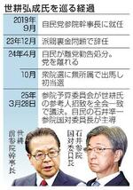 　世耕弘成氏を巡る経過