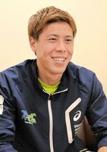 攻守にアグレッシブな戦いを期待する丸谷さん＝南部町法勝寺