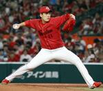 　西武戦に先発した広島・九里＝ベルーナドーム