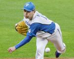 　７回無失点で２勝目を挙げた日本ハム・加藤貴＝エスコンフィールド