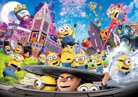 　ＵＳＪが今夏拡張する「ミニオン・パーク」のイメージ（ユニバーサル・スタジオ・ジャパン提供、ＴＭ　＆　（Ｃ）Ｕｎｉｖｅｒｓａｌ　Ｓｔｕｄｉｏｓ．Ａｌｌ　ｒｉｇｈｔｓ　ｒｅｓｅｒｖｅｄ．／ＭＩＮＩＯＮＳ　ＴＭ　＆　（Ｃ）２０２５　Ｕｎｉｖｅｒｓａｌ　Ｓｔｕｄｉｏｓ．）