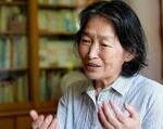 　少年のことや、自ら設立した子どもたちの居場所のことなどを話す山口由美子。小柄な体に静かなエネルギーが満ちているように見えた＝２０２４年６月、佐賀市