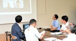 ごみ処理施設建設候補地の選定経緯の妥当性を審議するため設置された検証委員会＝８日、米子市両三柳の西部消防局