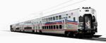 　米南東ペンシルベニア交通局（ＳＥＰＴＡ）が中国中車との契約を打ち切った２階建て客車の完成イメージ（中国中車提供・共同）