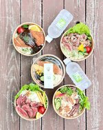 但馬の食材をふんだんに使った新メニュー「小腹ランチ」（たじま高原植物園提供）