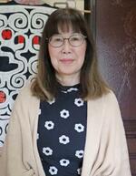 　アイヌ女性団体「メノコモシモシ」の多原良子代表＝１６日、札幌市