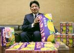 　セイカ食品の玉川浩一郎社長＝２０２５年２月、鹿児島市