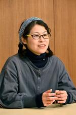 　「生きるために作るしかないから、作っている」と話す宮本華子さん