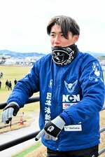 地震発生当時の状況を説明する丸山選手＝オールガイナーレＹＡＪＩＮフィールド