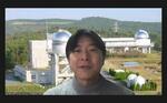 　ＣＯＩＡＳについてオンライン取材に応じる日本スペースガード協会の浦川聖太郎主任研究員（４月１０日午前撮影）