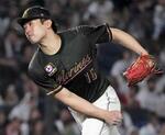 　オリックス戦に先発したロッテ・種市＝ＺＯＺＯマリン