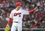 　６回３失点で２勝目を挙げた広島・森下＝マツダ
