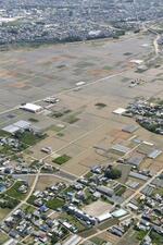 　大雨で浸水した愛知県豊橋市内＝２０２３年６月