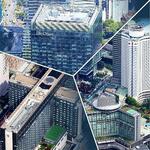 　運営会社が警告を受けたＴｈｅ　Ｏｋｕｒａ　ＴＯＫＹＯ（上）と帝国ホテル東京（左）、ホテルニューオータニ（右）を組み合わせたコラージュ