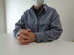 　「ファーストナース」の実態について話す元社員の看護師＝３月