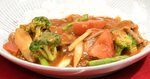 鳥取県産の和牛や農産物がふんだんに使われた特別レシピのカレー＝９日、鳥取県庁