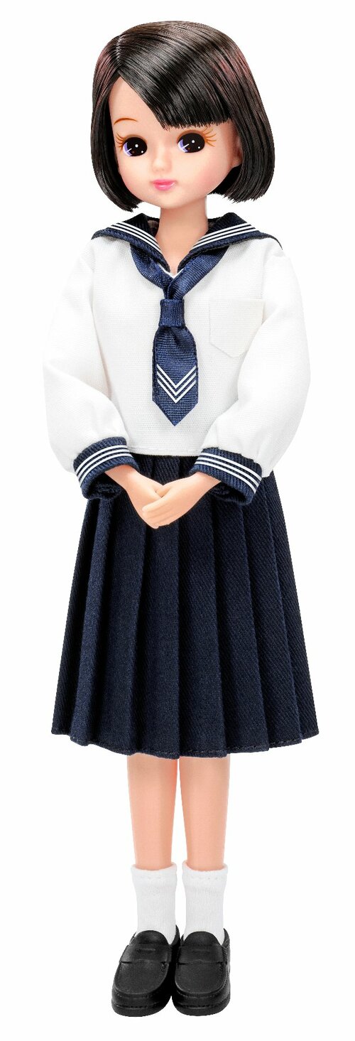 米子西高制服セット×リカちゃん 創立１２０周年記念し製作 ２５