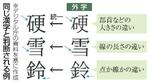 　同じ漢字と判断される例