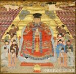 　米国で見つかった琉球国王の肖像画「御後絵」（沖縄県提供）