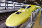 　ドクターイエロー＝２０１５年１月、ＪＲ博多駅