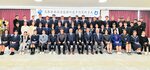 ２０２５年度の強化選手に認定された選手ら＝倉吉体育文化会館