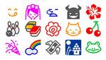 　ドコモ絵文字（ＮＴＴドコモ提供）
