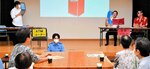 詐欺の手口を寸劇で分かりやすく説明する署員ら
