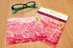 発売された但馬牛肉柄のクリーニングクロス