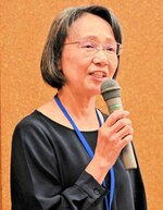 女子生徒らに衛生技師として歩んだキャリアについて講演する木村室長