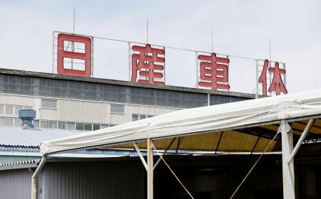 　日産車体の湘南工場＝１５日、神奈川県平塚市