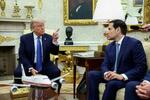 　トランプ米大統領（左）とルビオ国務長官＝４月２４日、ワシントン（ロイター＝共同）